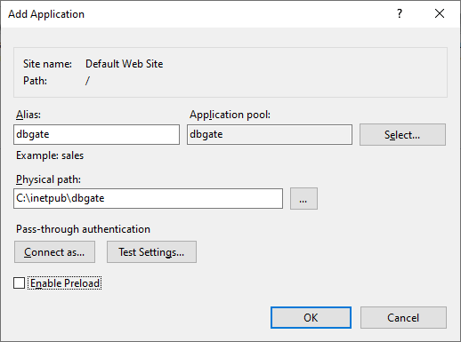 Установка DBGate на Windows - Создание приложения